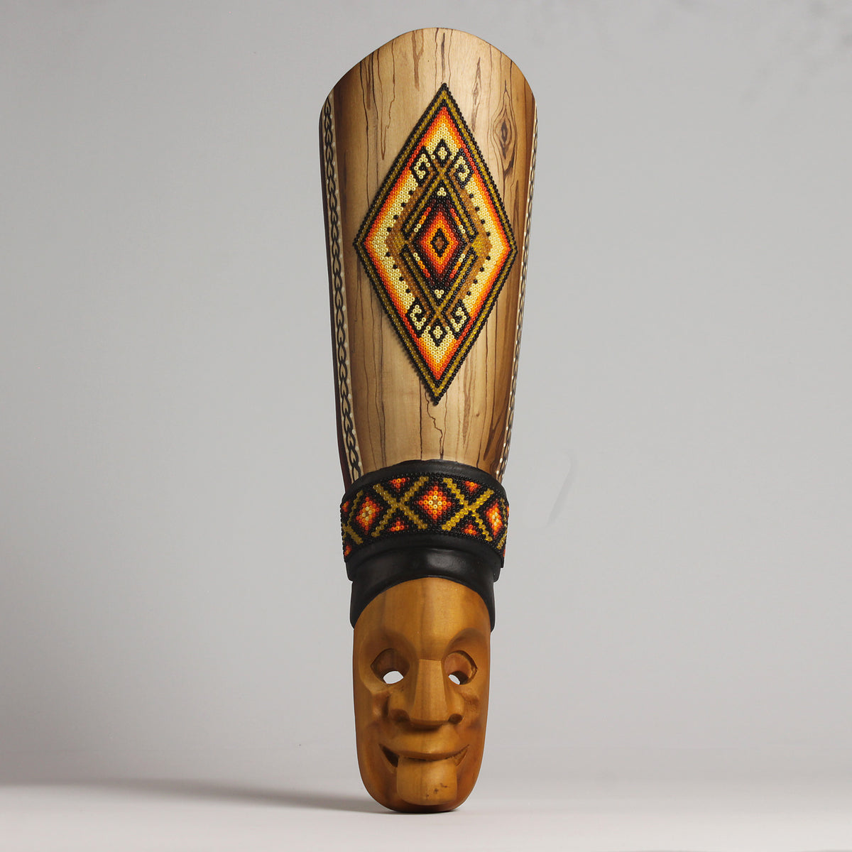 Máscara de la Burla – Alargada 40 cm, Símbolo de la Rana