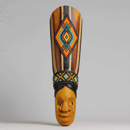 Máscara del Pensamiento Bonito – Alargada 40 cm, Símbolo de la Rana