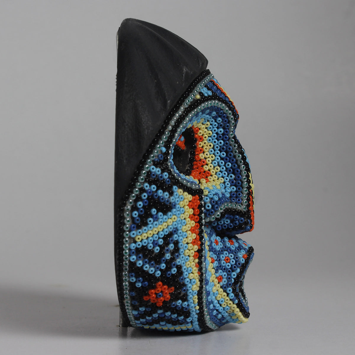 Máscara del Asombro – Redonda 12 cm, Azul